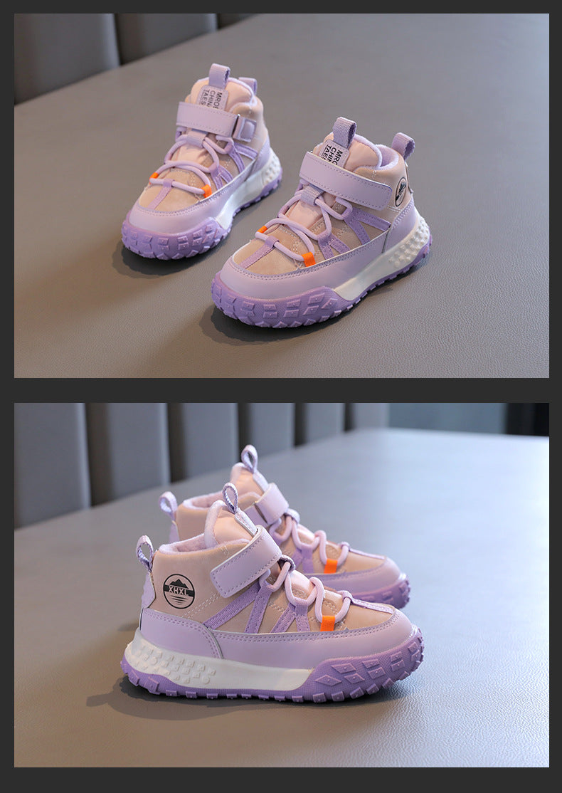 Kids Autumn/Winter Sneakers – Plush Warm Casual Sport Shoes