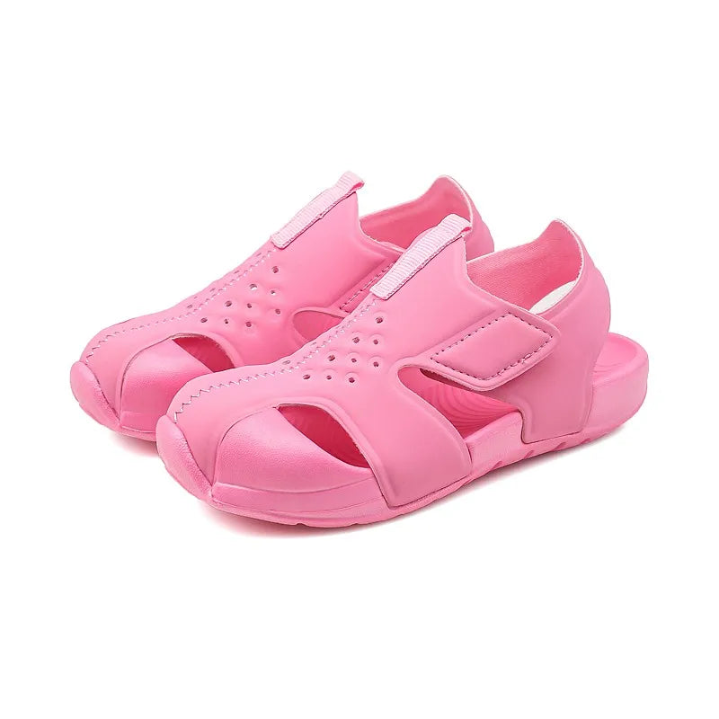 Kids Summer Candy Sandals – Breathable Mesh Sport Shoes