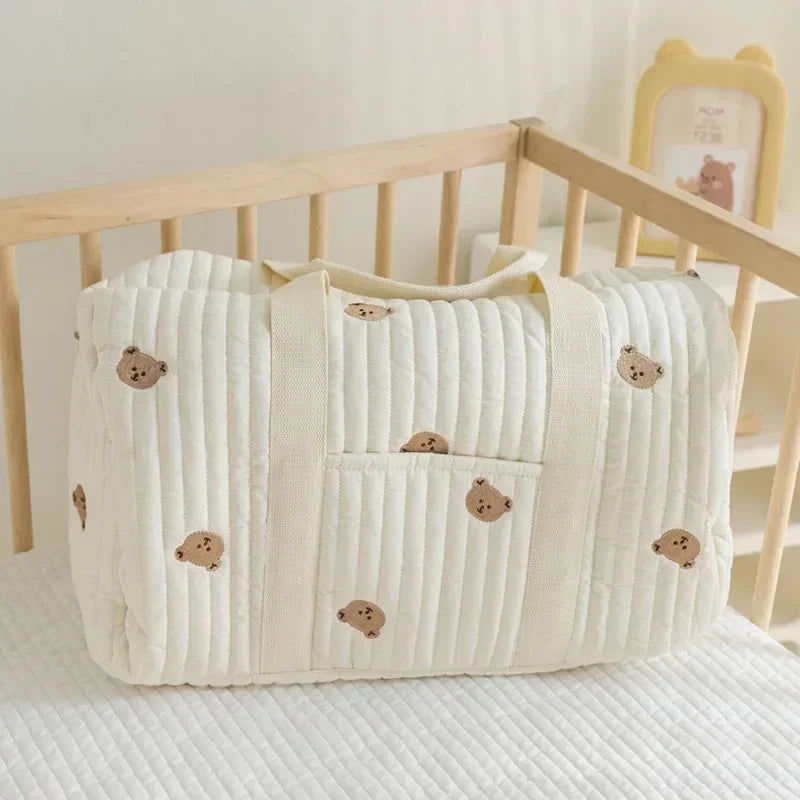 Maternity Bear Bag – Baby Diaper & Travel Tote
