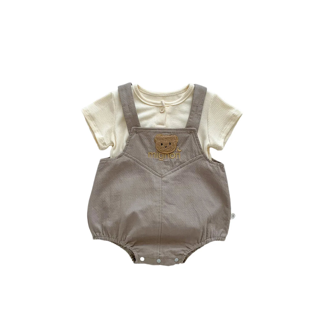 T-shirts & cartoon Bear Bodysuits Kid Infant Clothing Set