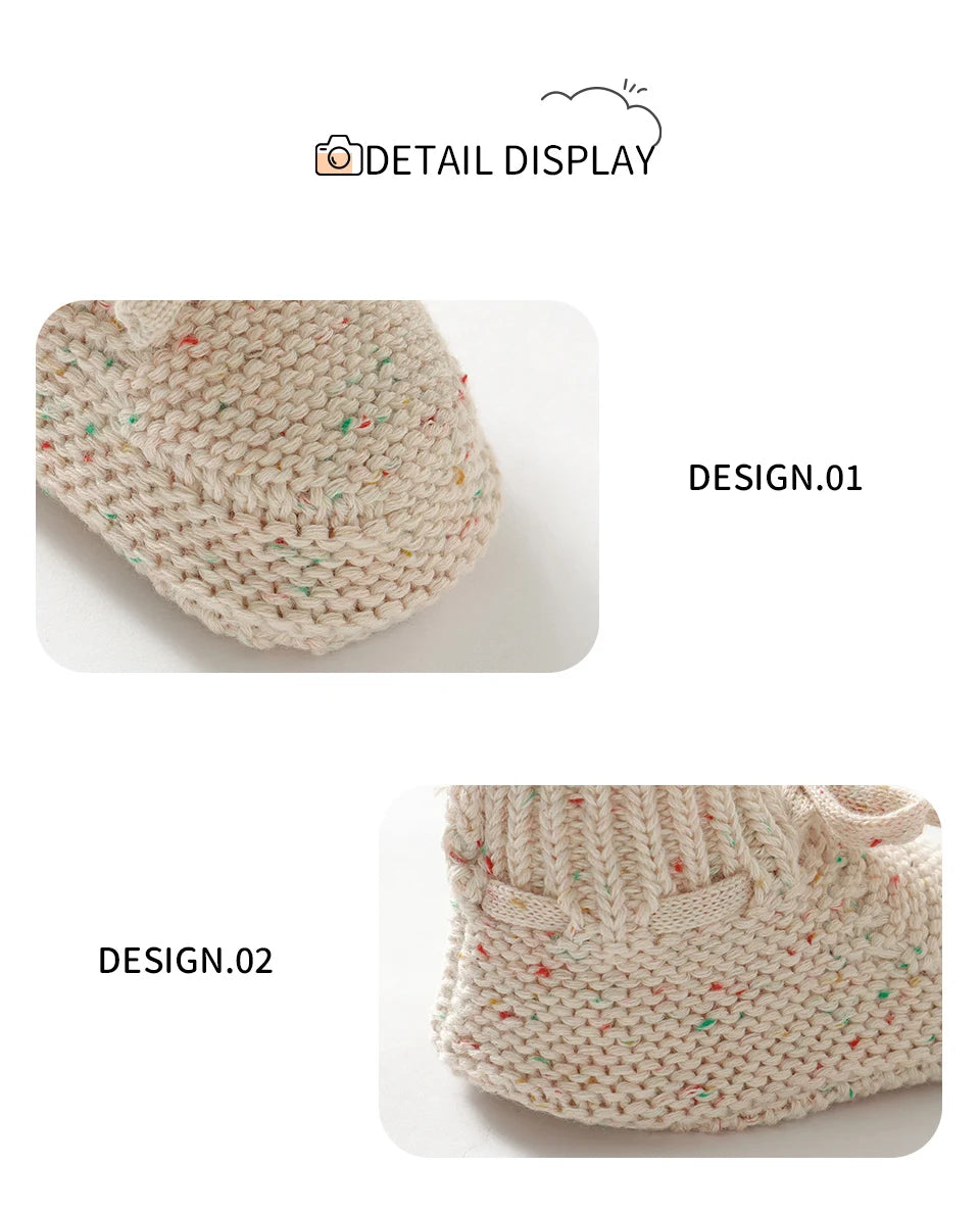 Baby First-Step Knit Shoes – Soft Sole Non-Slip Prowlers