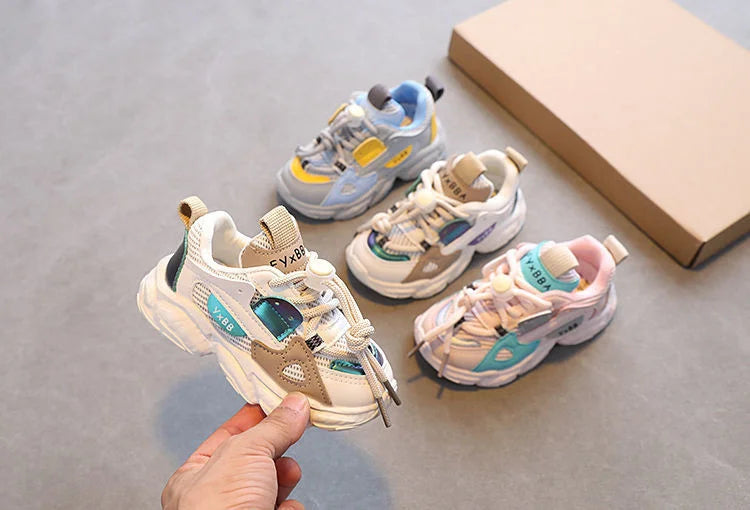Baby & Toddler Sneakers – Breathable Non-Slip Casual Sport Shoes