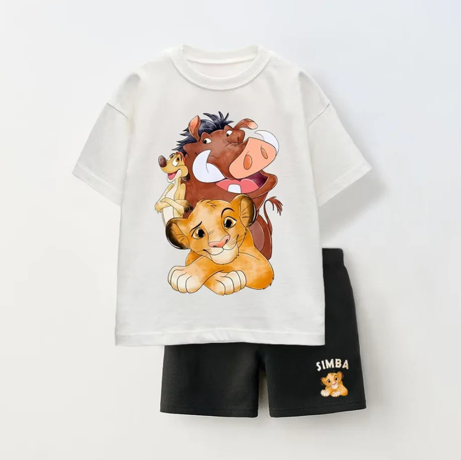 Kids Summer Clothes Set – T-shirt & Shorts