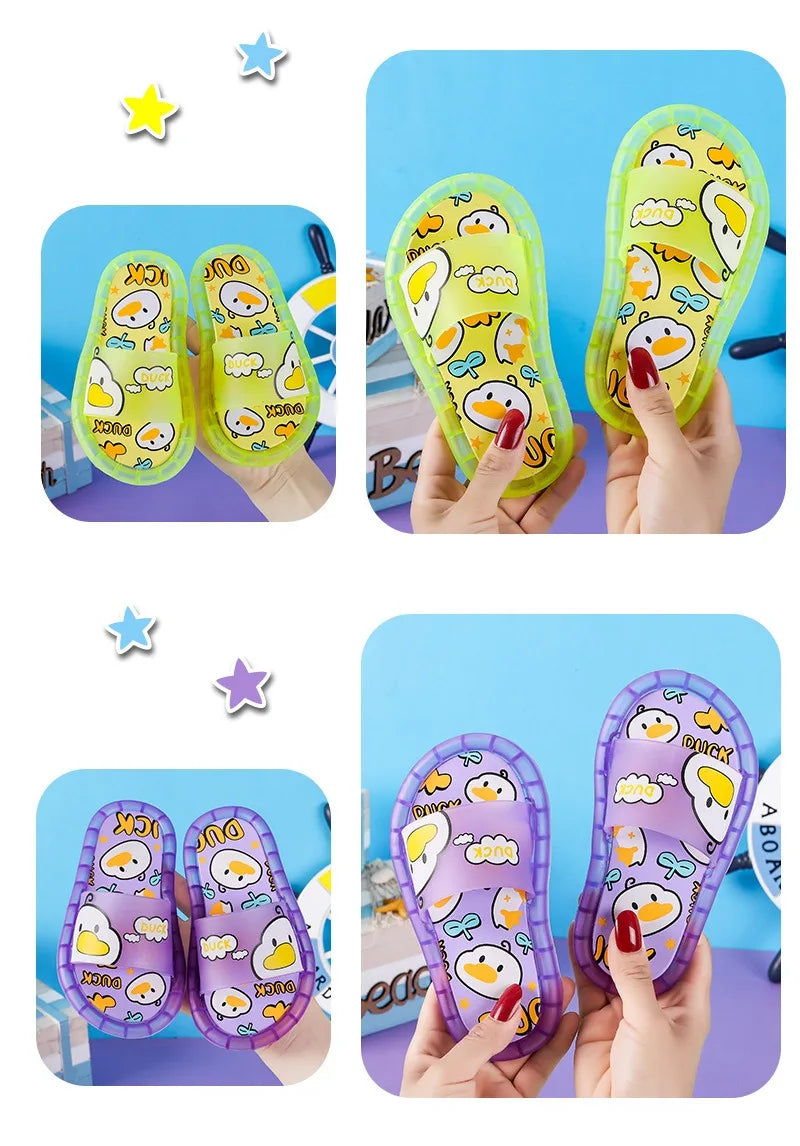 Kids’ Luminous Slippers – Sparkling Light-Up Shoes