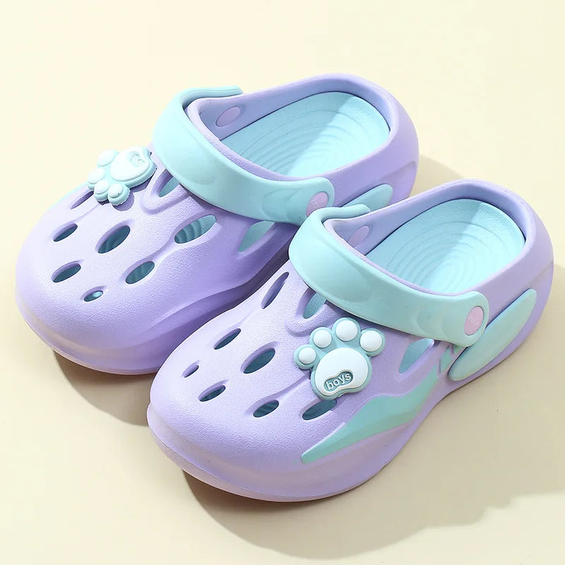 Kids  Chunky Platform Sandals – Thick Sole EVA Non-Slip Shoes