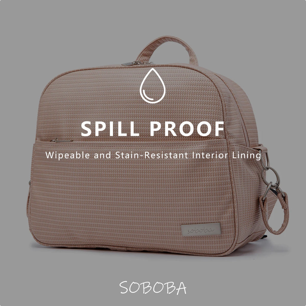 Soboba Stylish Mother Diaper Bag – Waterproof, Large Capacity Fashion Nappy Backpack