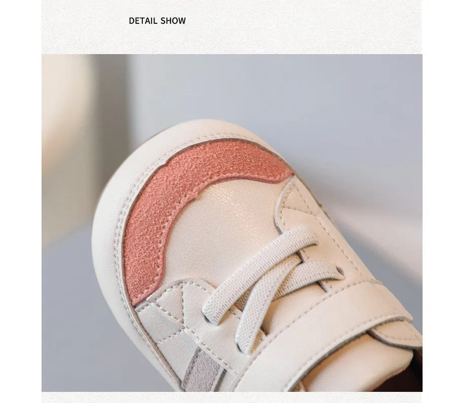 Soft Leather Baby Sneakers 0-3 Years