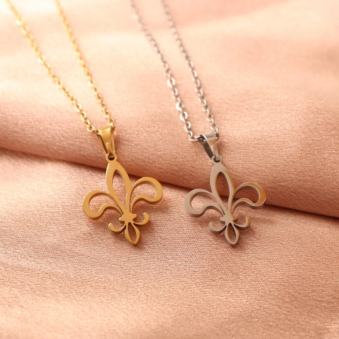Stainless Steel Fleur De Lis