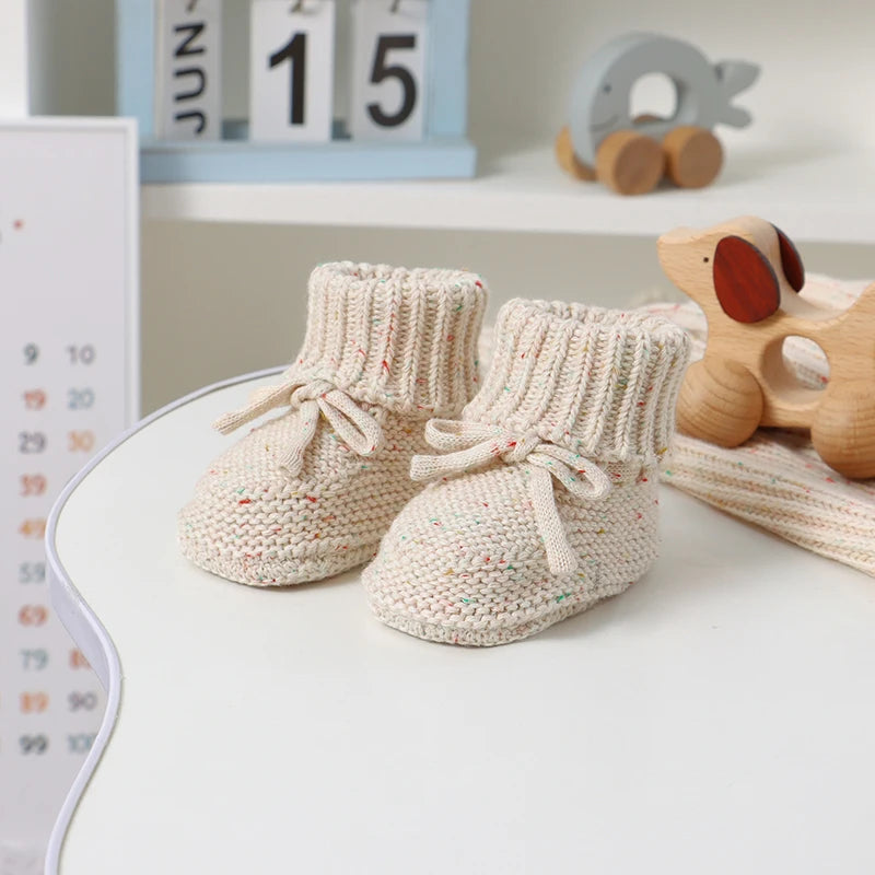 Baby First-Step Knit Shoes – Soft Sole Non-Slip Prowlers