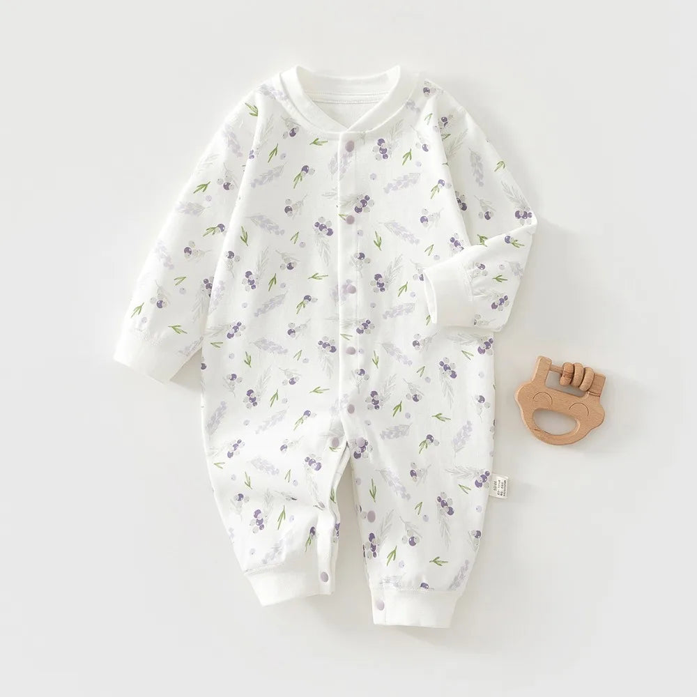 Newborn Baby Onesie, Spring/Autumn, Cotton