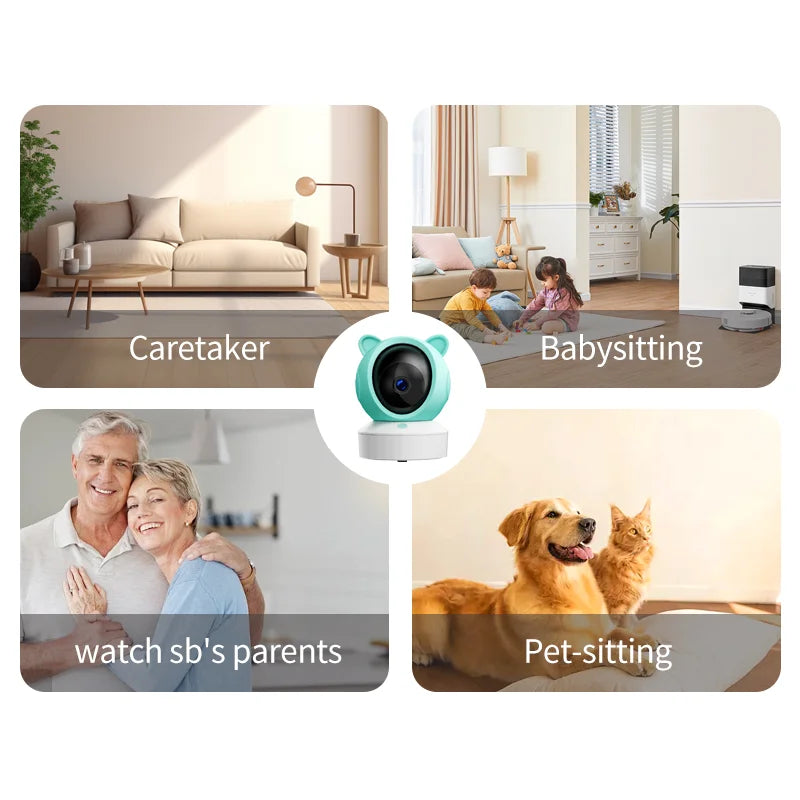 Tuya Baby Camera – 5" HD, Mobile App Control