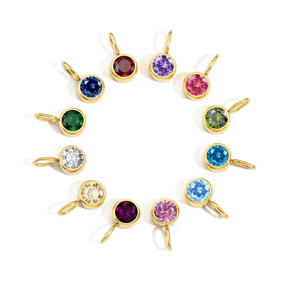 Emanco Birthstone Pendant 12 Color Month