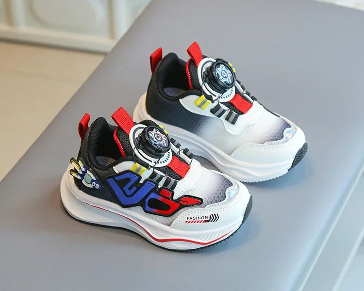 Kids’ Breathable Mesh Sneakers – Soft, Non-Slip Running Shoes