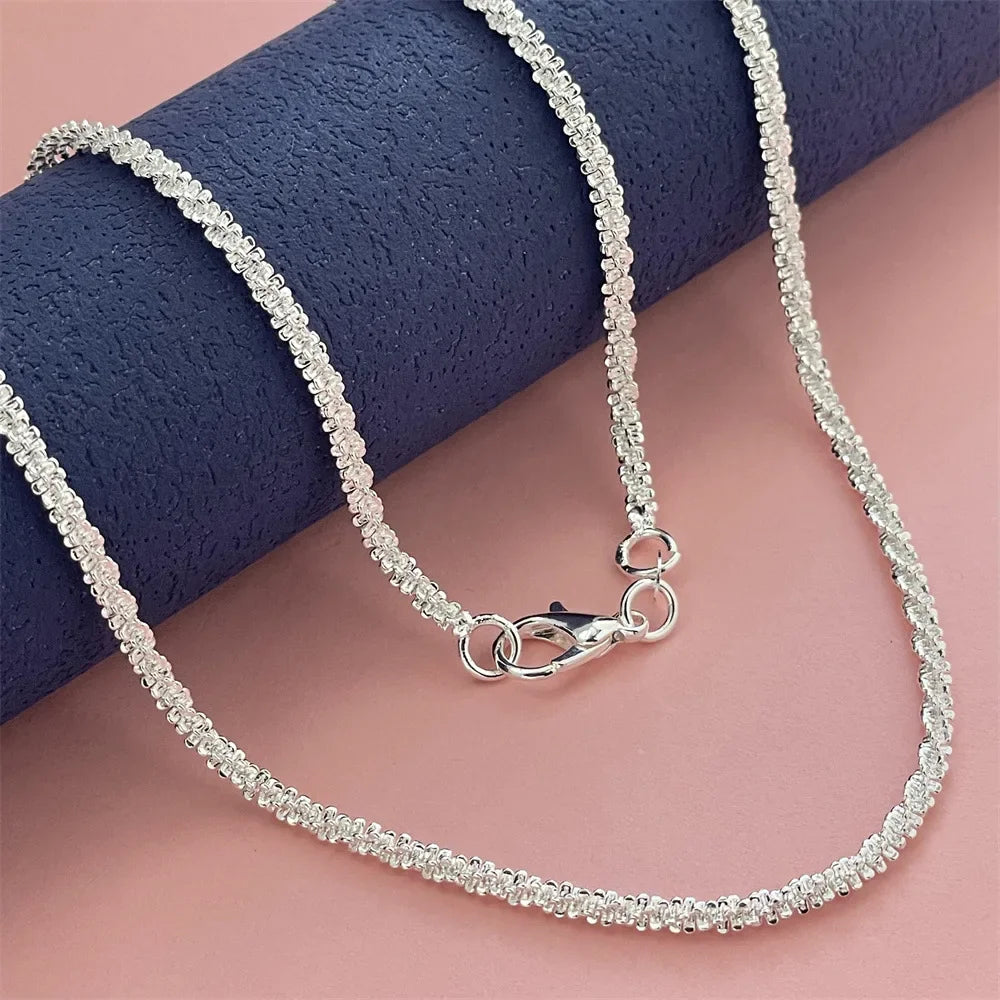Sterling Silver String Necklace