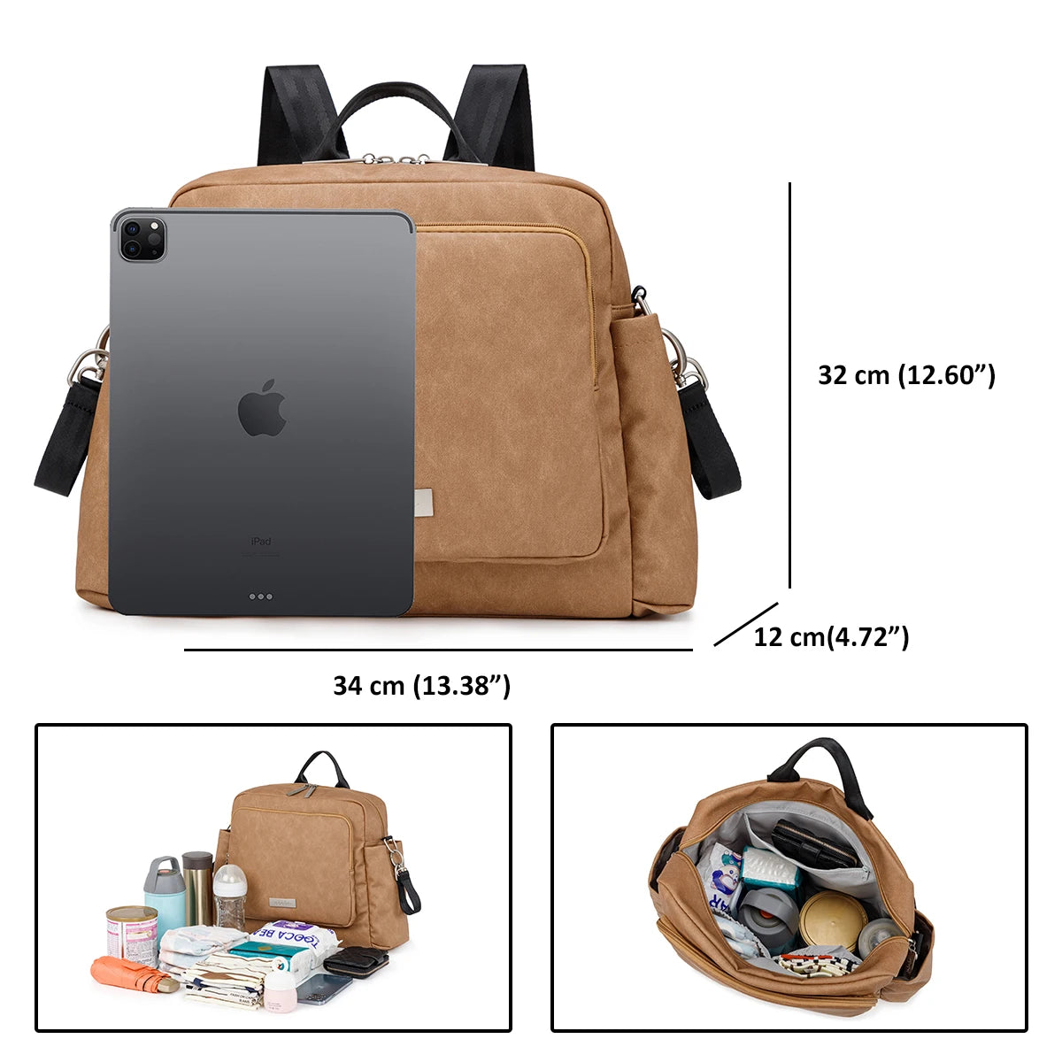 Soboba Maternity Diaper Backpack for Newborn – Waterproof Travel Bag