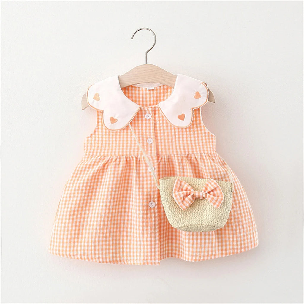 2-Piece Girl Infant Cotton Dress
