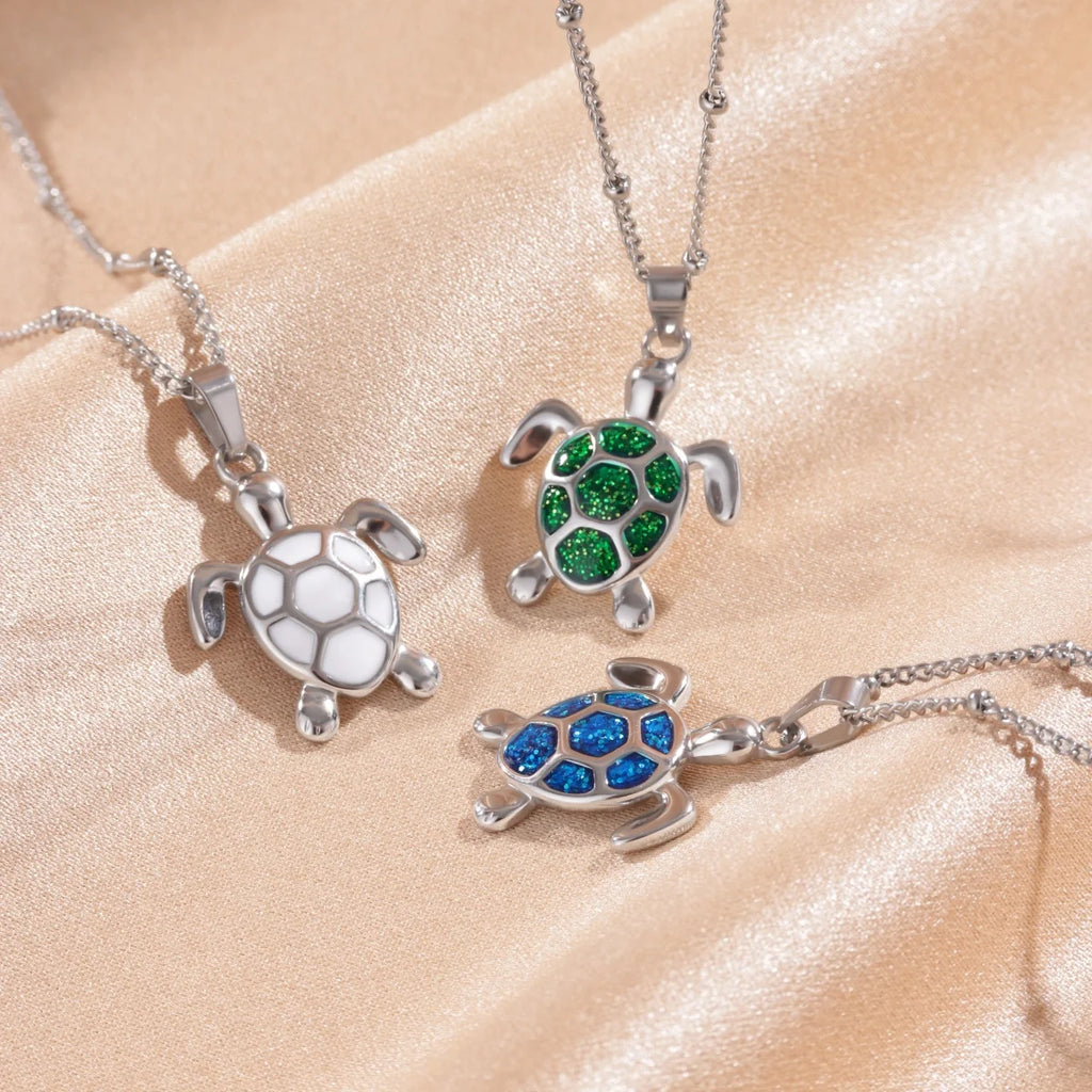 Turtle Spirit Pendant Necklaces For Women