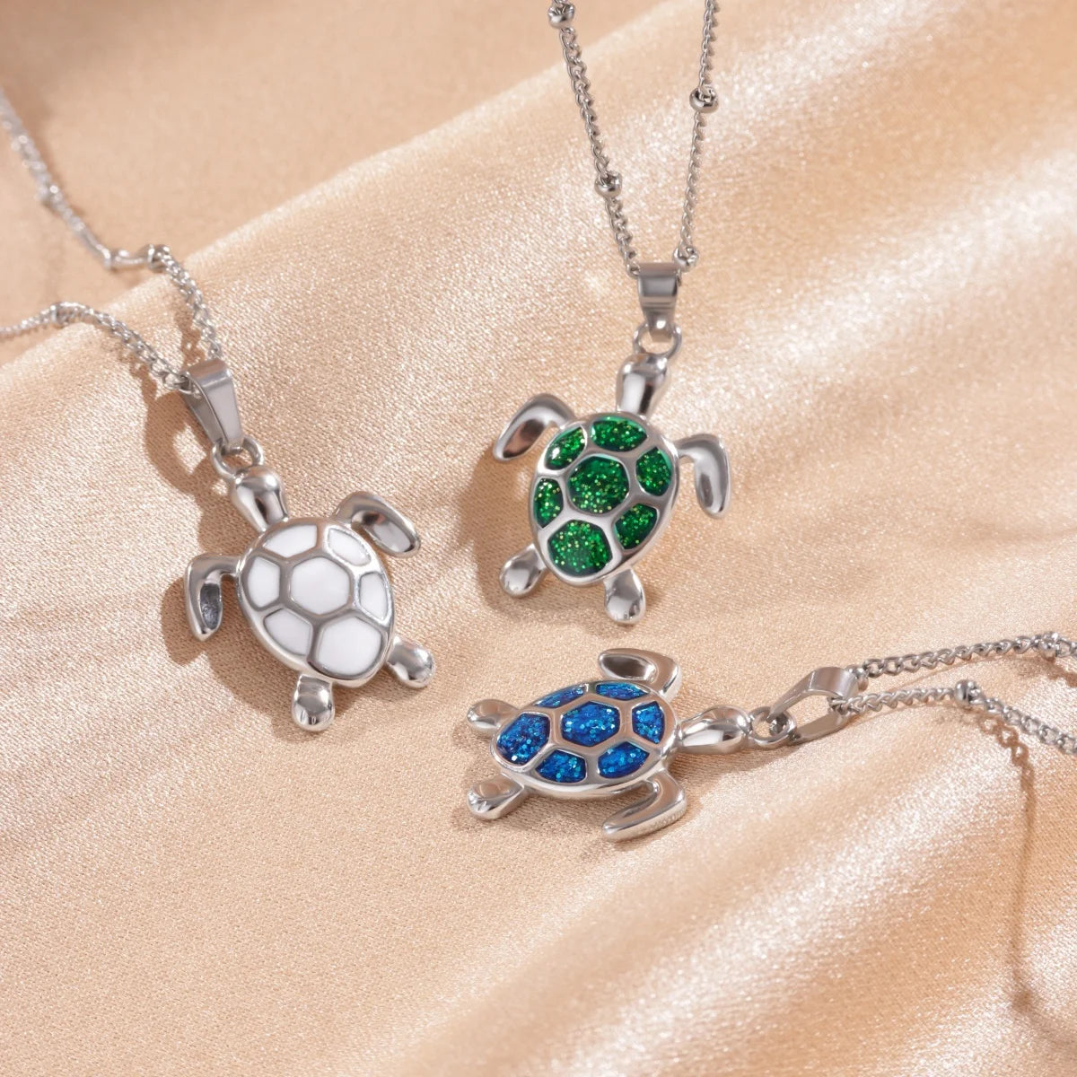 Turtle Spirit Pendant Necklaces For Women