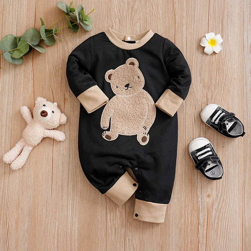 Baby Cartoon Teddy Bear Bodysuit