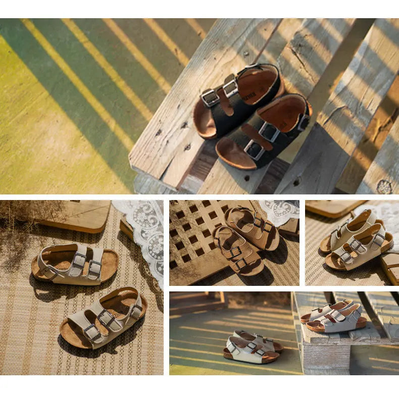 Kids Cork Sandals
