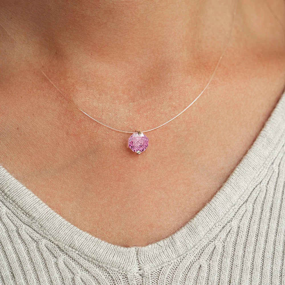 925 Sterling Silver Light Luxury Pink