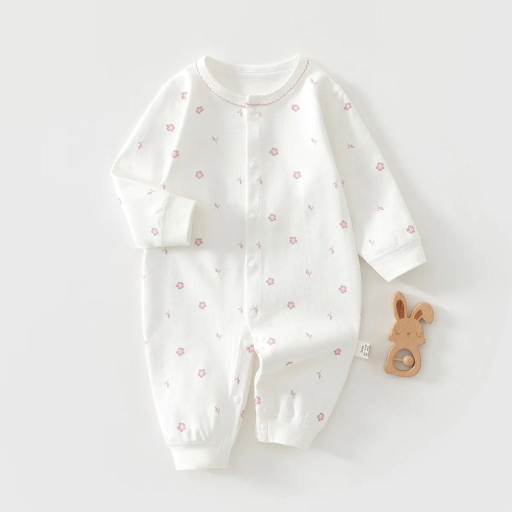 Newborn Baby Onesie, Spring/Autumn, Cotton