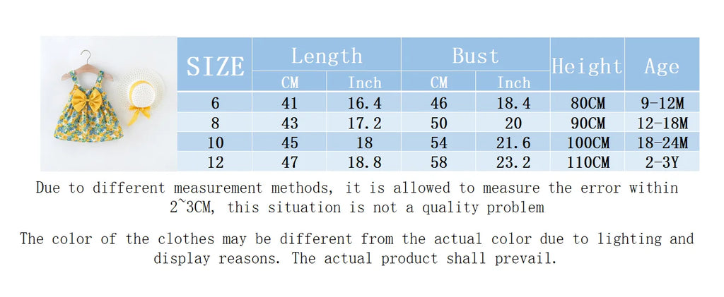 Baby Girl Summer Dress Set