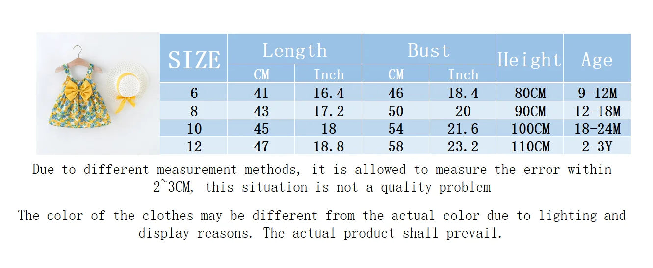 Baby Girl Summer Dress Set