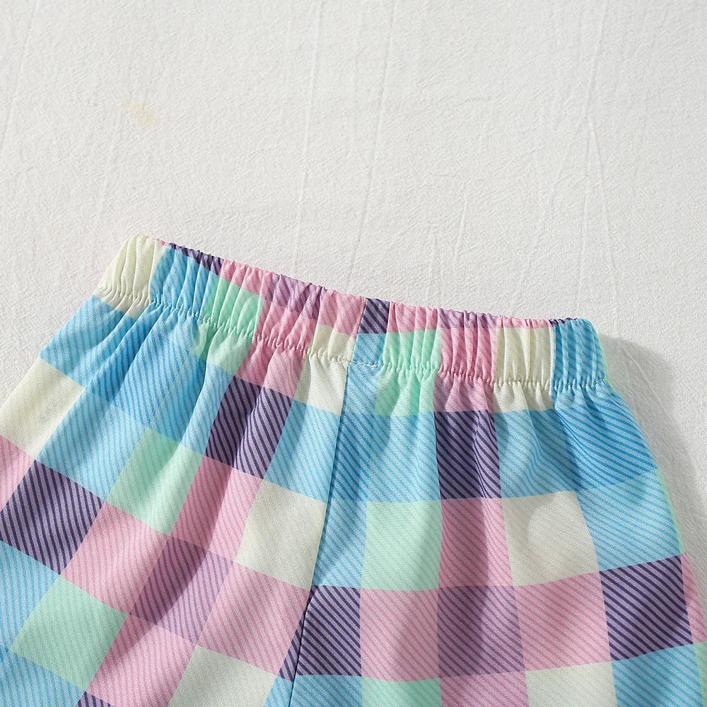 Baby Girl Summer Strap Shorts Set