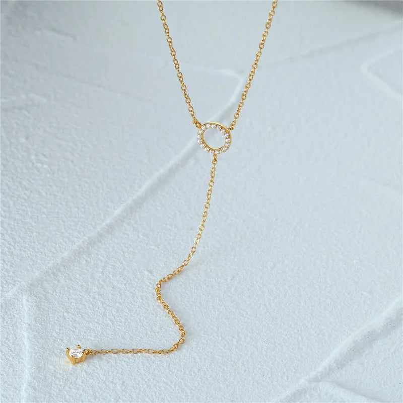 Sterling Silver Circle Necklace
