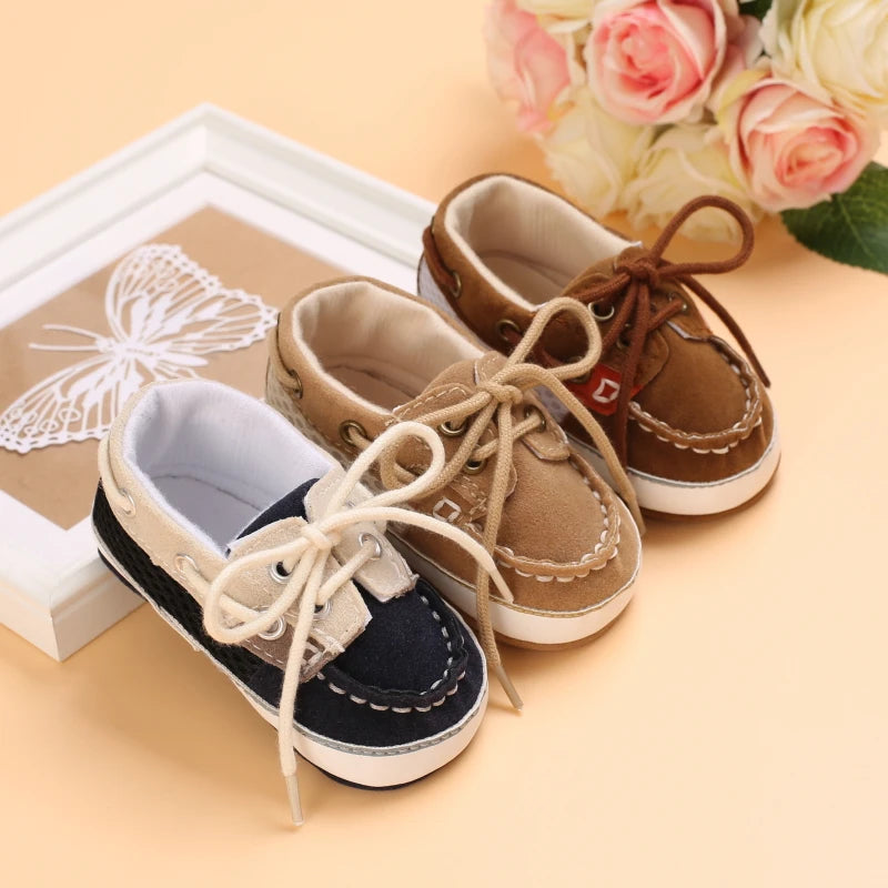 Baby Canvas Shoes – Soft Sole Casual Walking Sneakers