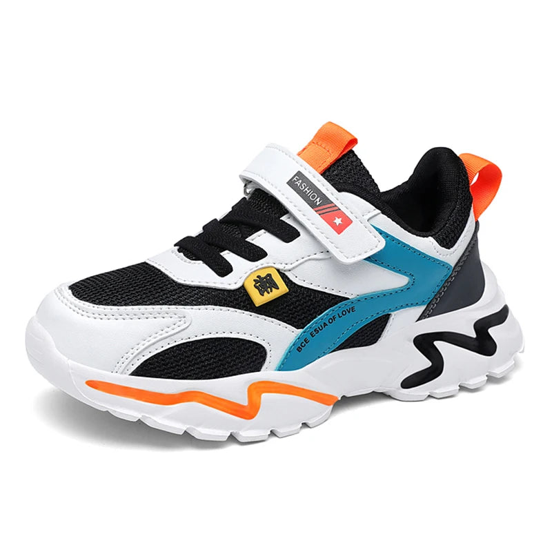 Kids Breathable Sneakers – Outdoor Casual & Sport Shoes (5–16 Years)