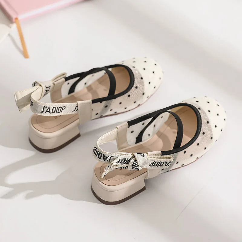 Girls’ Leather Dance Shoes