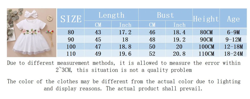 Newborn Baby Girl Princess Dress