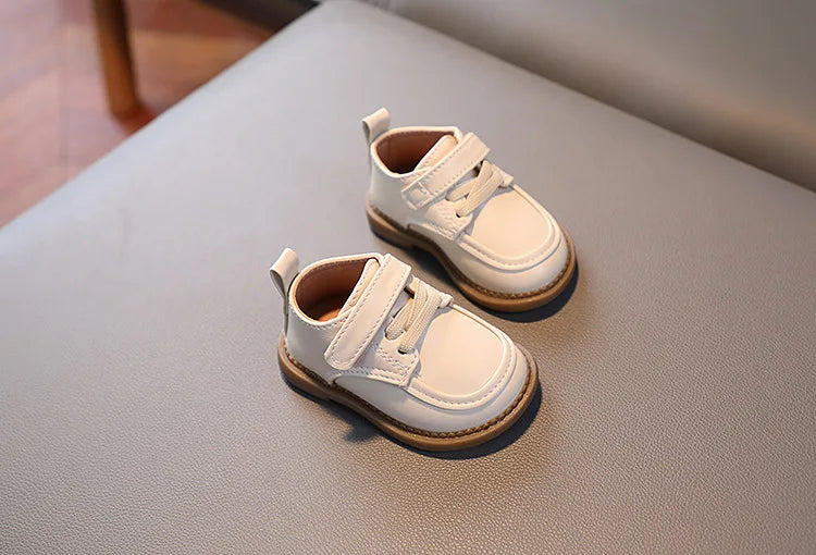 Baby Boys’ Spring/Autumn Oxfords – Soft PU Leather First-Step Shoes