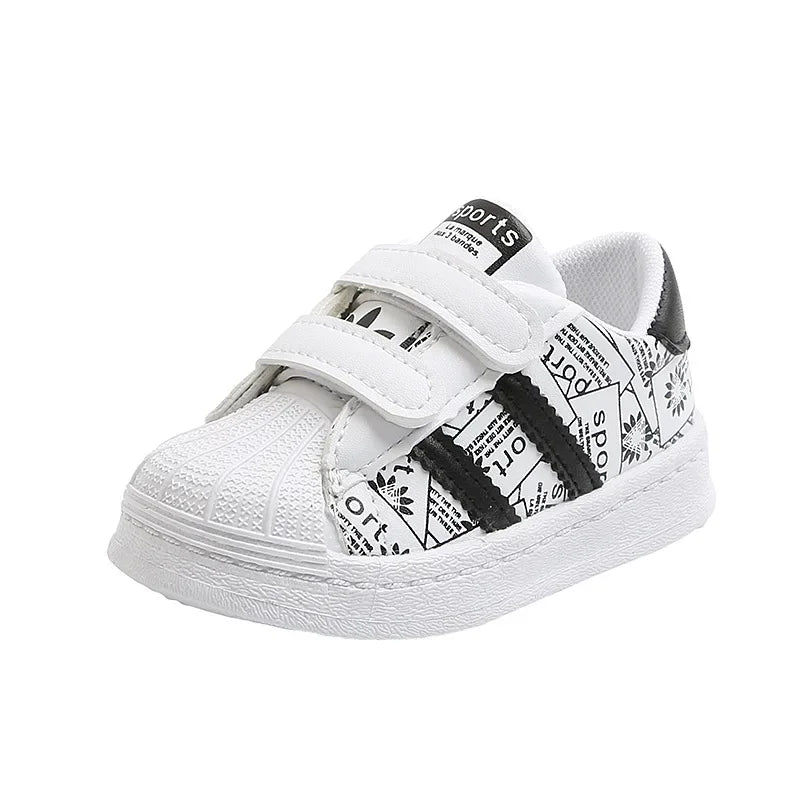 Kids’ Anti-Slip Sneakers – Soft Rubber Casual Shoes (21–30)