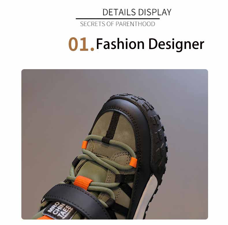Kids Autumn/Winter Sneakers – Plush Warm Casual Sport Shoes