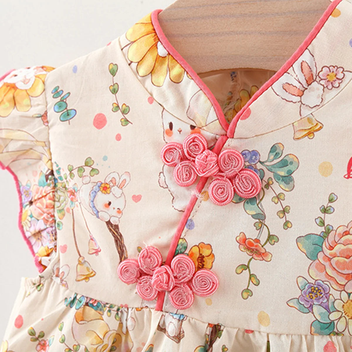 Baby Girl Summer Rabbit Dress (80-120cm)