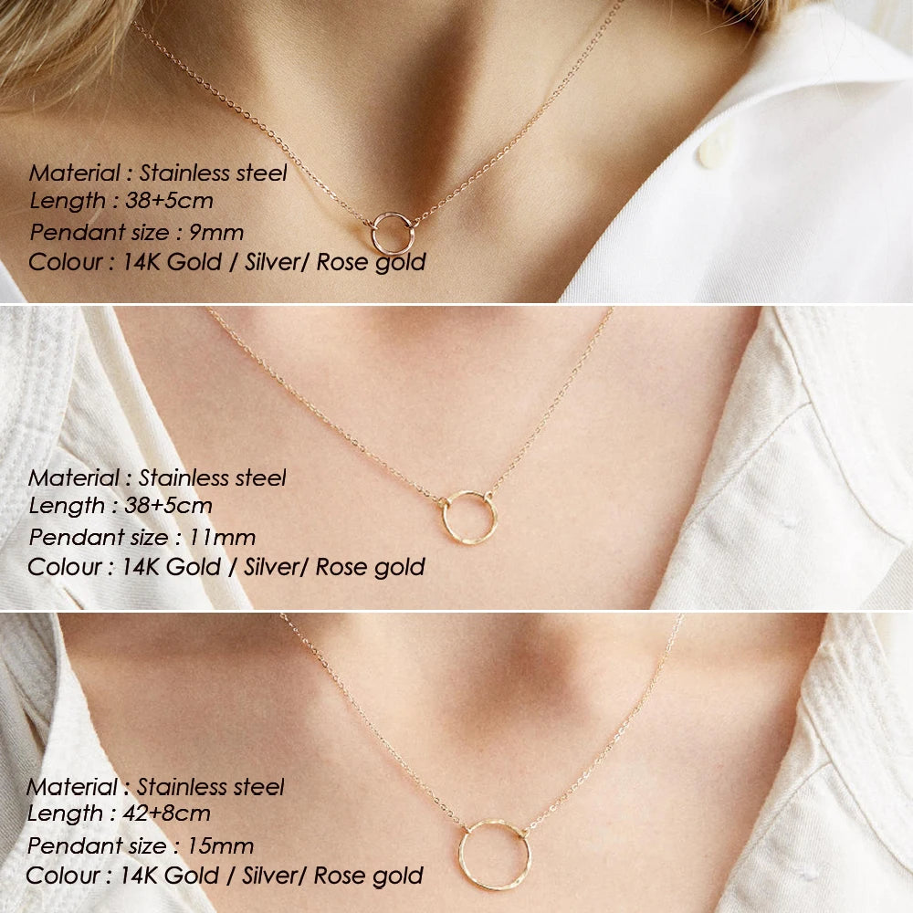 EManco Genuine Classic Necklace Design Round
