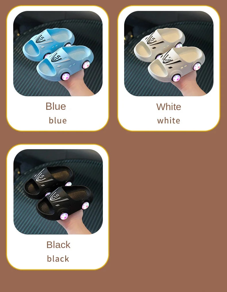 Kids LED Light Sandals – Anti-Skid Indoor & Home Slippers