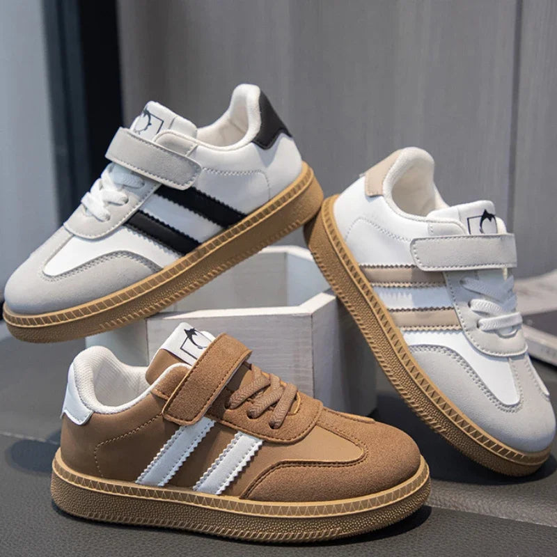 Kids’ Lightweight Skate Sneakers – Breathable, Non-Slip Shoes