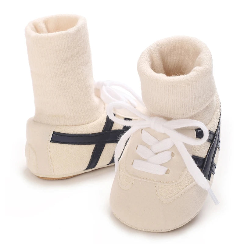 Baby Soft Cotton Shoes – Warm Ankle Sneakers for Toddlers & Newborns