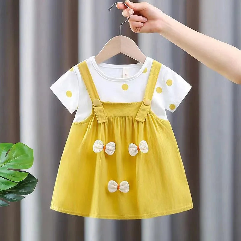 Baby Girl Summer Polka Dot Dress