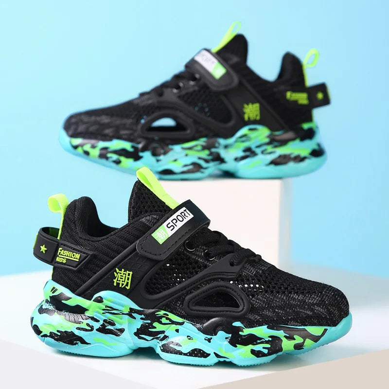 Boys’ Summer Casual Running Shoes – Fashion & Breathable