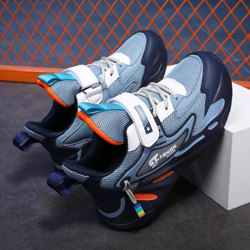 Kids Breathable Casual Sneakers – Outdoor Running & Tennis Shoes