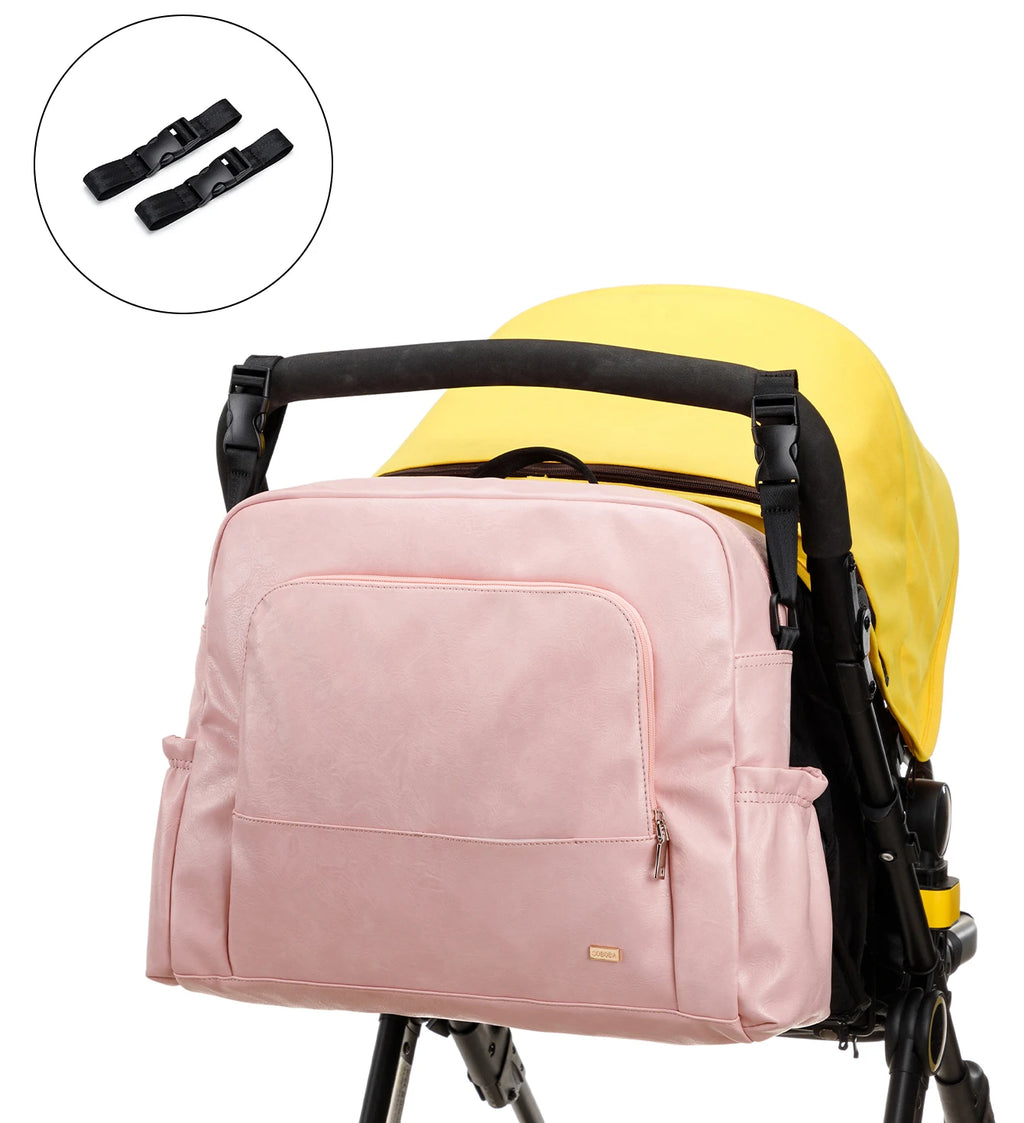 Soboba New Mommy Diaper Backpack – Large Capacity Multi-Functional Waterproof Bag for Quick Outings