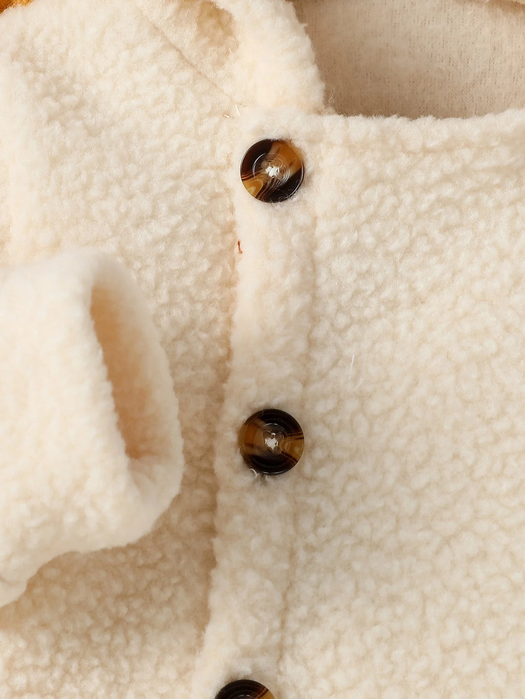 Newborn Baby Girl Boy Fleece Jumpsuit Autumn For 3M-24M