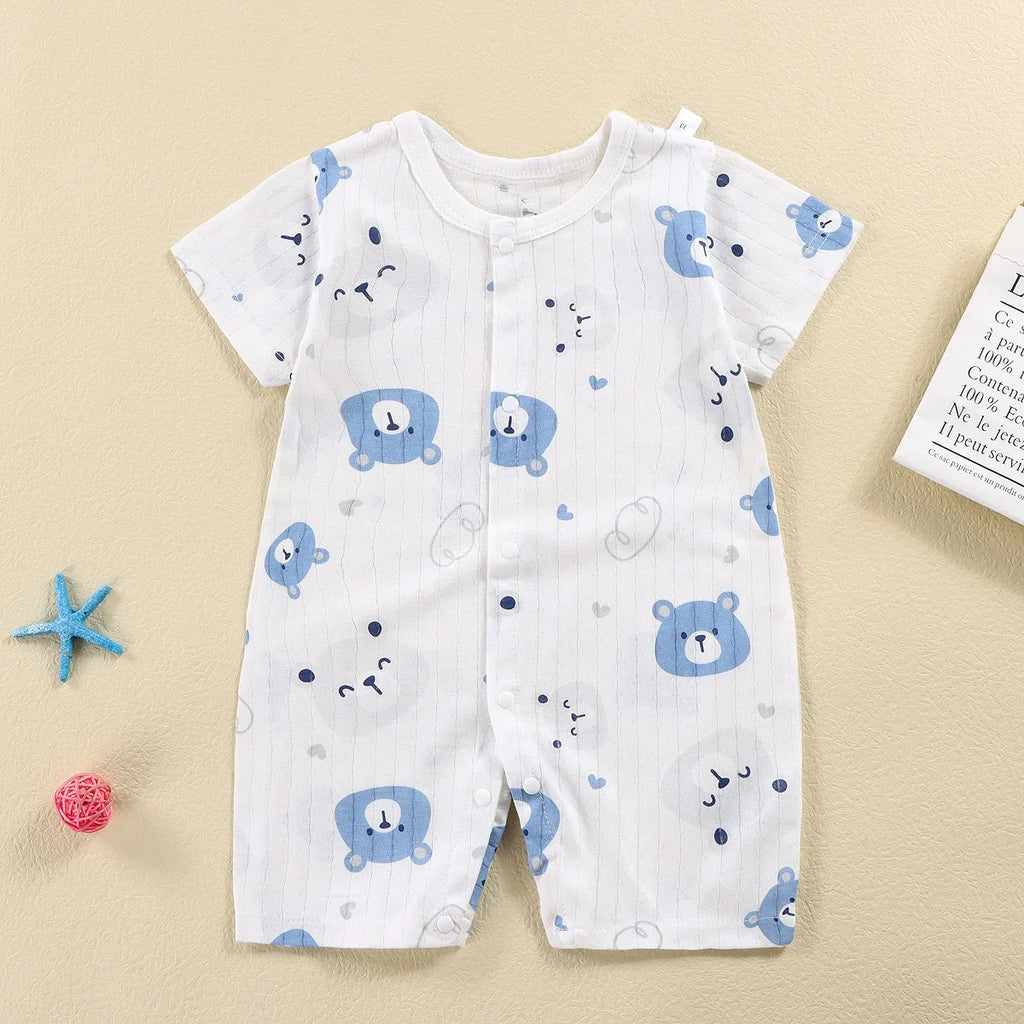 Short-Sleeved Thin Harness Infant Clothes