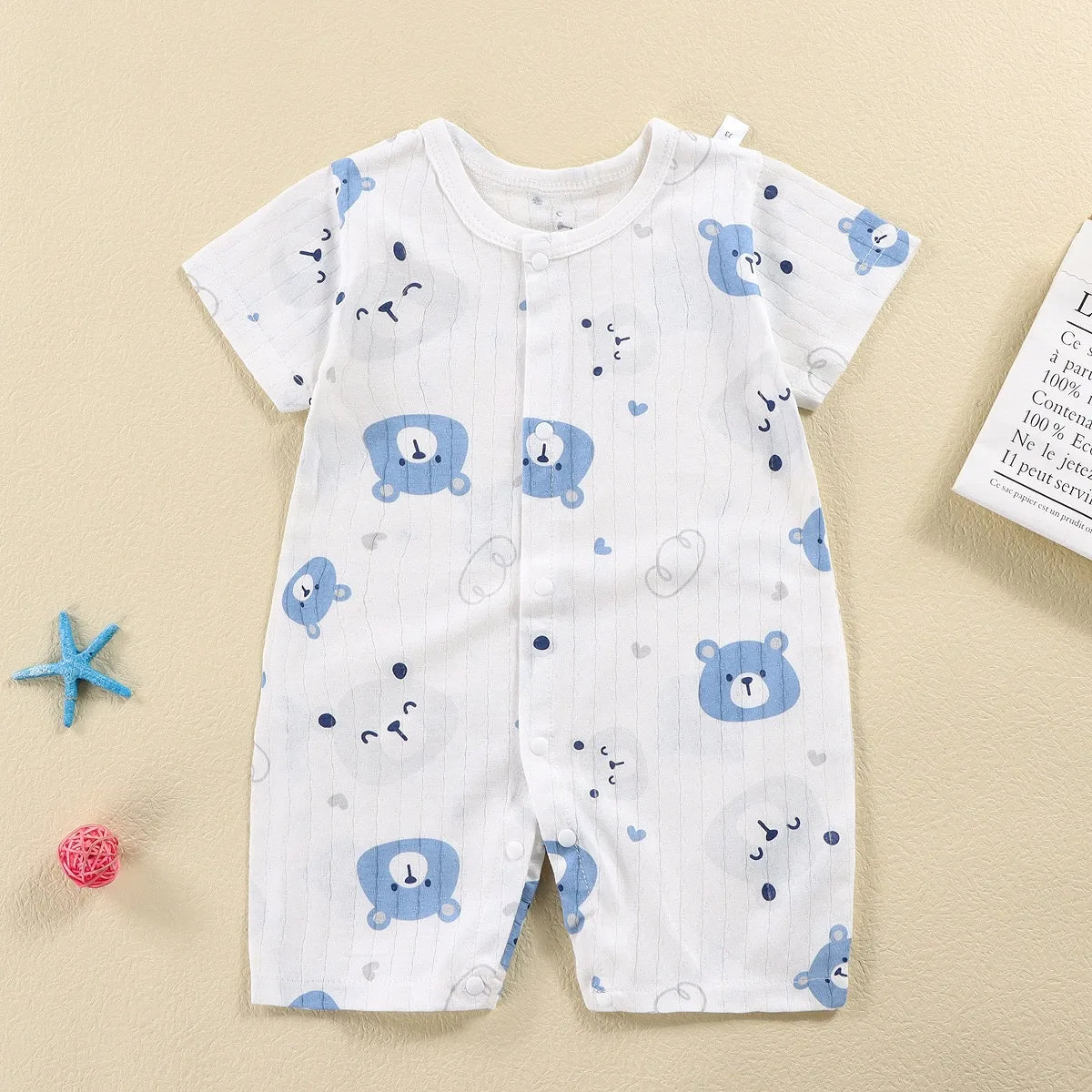 Short-Sleeved Thin Harness Infant Clothes