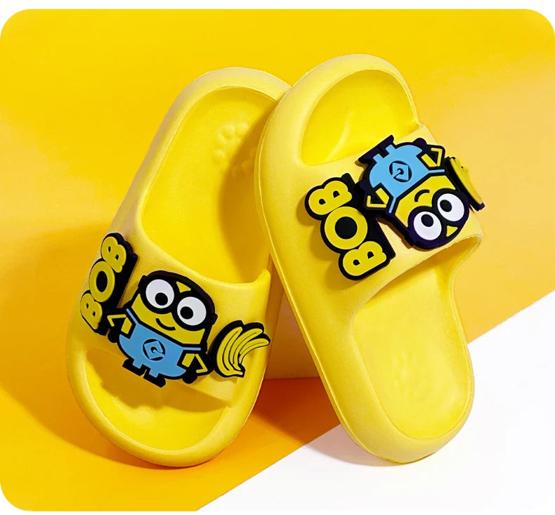Cute Minions Kids EVA Slippers – Non-slip Indoor & Outdoor Sandals